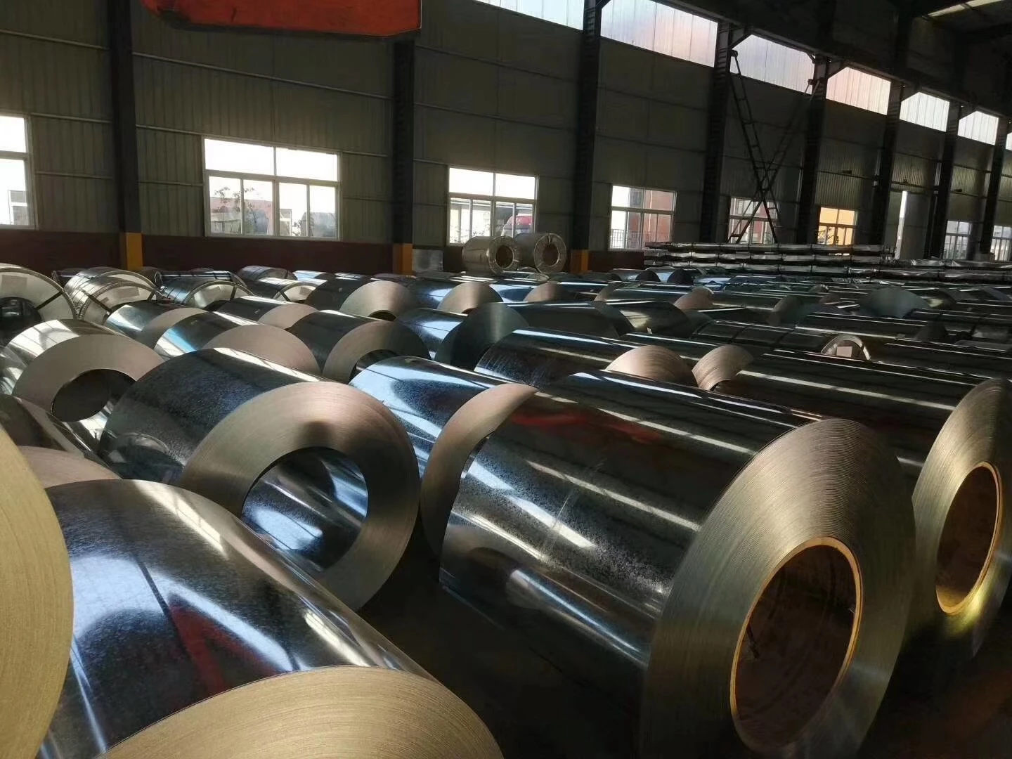 Galvanized coil stacking Galvanized coil stacking